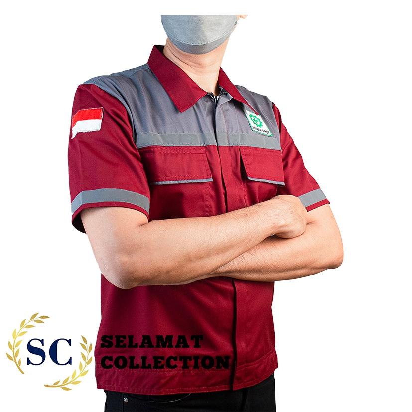 Kemeja Safety Lengan Pendek dan Panjang