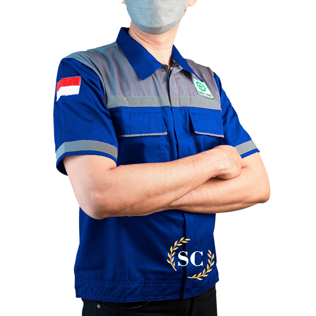 Kemeja Safety Lengan Pendek dan Panjang