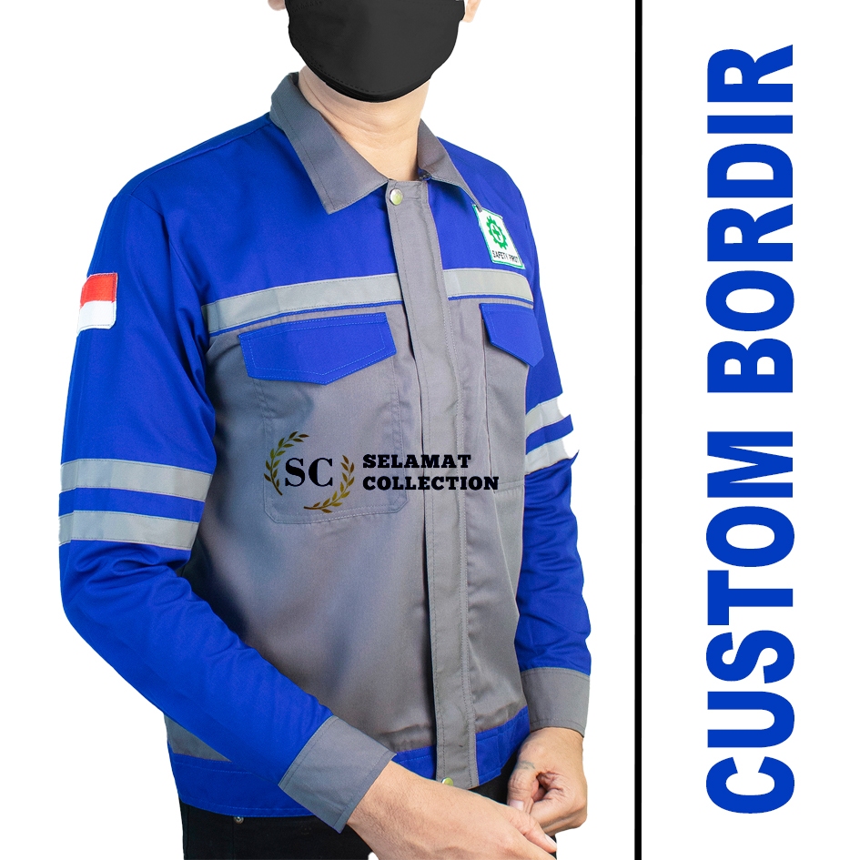Kemeja Safety Lengan Panjang