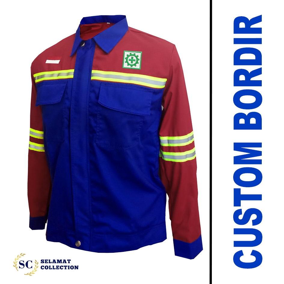 Kemeja Safety Lengan Pendek